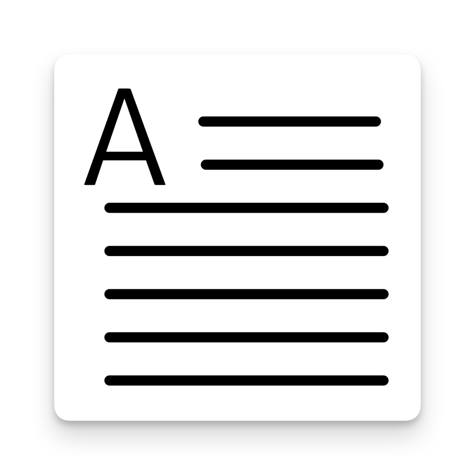 Icone de format de texte