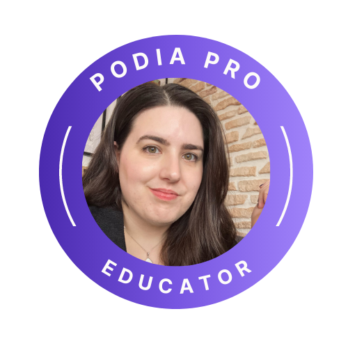 Badge Podia Pro de Marie Drouvin